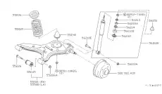 Рессора подвески NISSAN 5502001M08