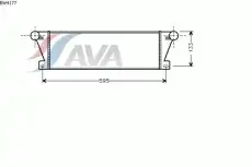 Интеркулер AVA BW4177