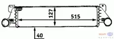 Интеркулер BEHR 8ML 376 723-091