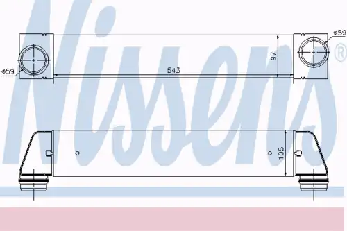 Интеркулер NISSENS 96724