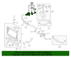Термостат системы охлаждения MAZDA L32715170A