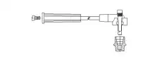 Высоковольтные провода (провода зажигания) BREMI 860/75