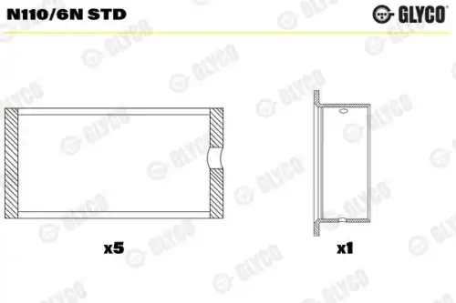 Деталь N110/6NSTD GLYCO