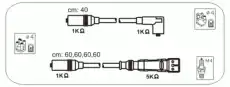 к-кт проводов!\ Audi 100 2.0 AAD/ABK 91> ABM1 JANMOR