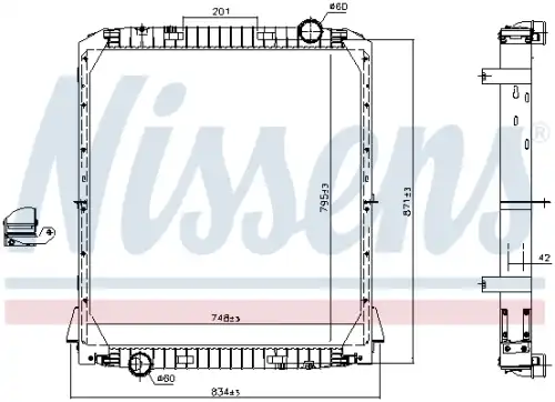 Деталь 606285 NISSENS