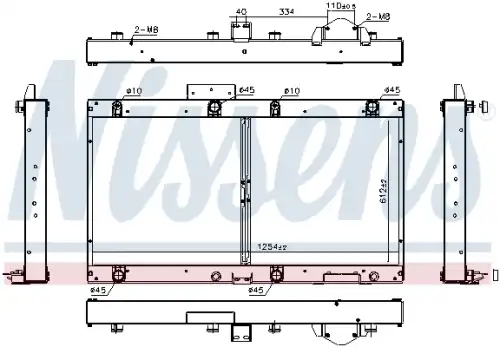 Деталь 606364 NISSENS