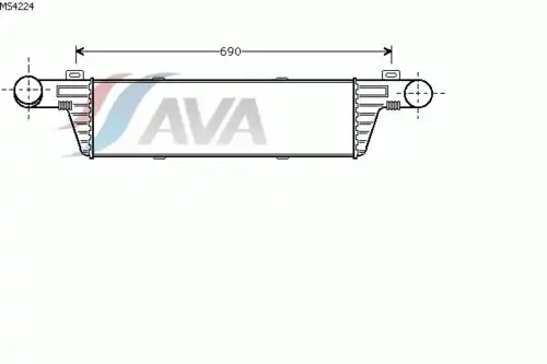 Интеркулер AVA MS4224