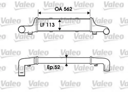 Интеркулер VALEO 817905