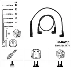 RC-BW 231 к-кт проводов!\ BMW E21/E30/E28 1.5-1.8 M10 80-88 NGK