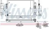 Радиатор кондиционера (конденсатор) NISSENS 941298