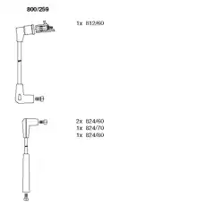 к-кт проводов!\ Ford Scorpio 2.0 85-86/Sierra 2.0 84> 800/259 BREMI