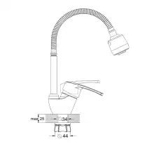 8G4E181 Смеситель для кухни D40 8G4-E181 G.Lauf