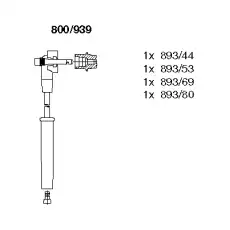 к-кт проводов!\ Ford Escort 1.4 CVH 90> 800/939 BREMI