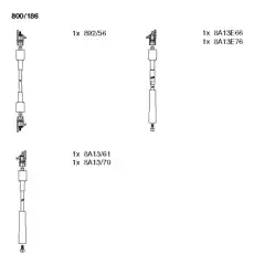 к-кт проводов!\ Ford Escort/Fiesta /Orion 1.1/1.3 76-89 800/186 BREMI