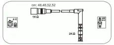 **к-кт проводов!\ MB W124/W210 1.8/2.0/2.3 M111.920/940/960 92> JANMOR