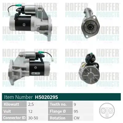 Стартер HOFFER H5020295