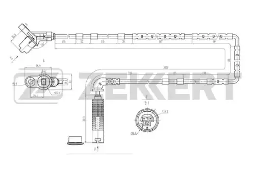 Датчик ABS ZEKKERT SE-6191