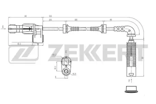 Датчик ABS ZEKKERT SE-6232