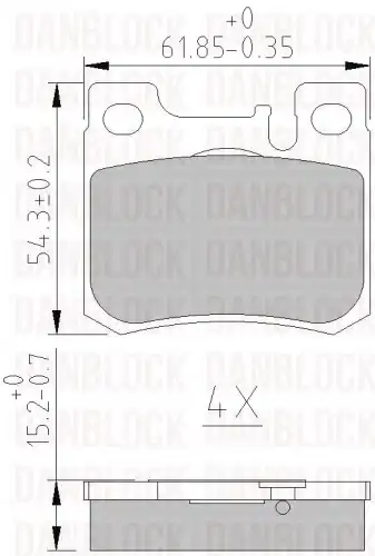 Деталь DB 510255 DANBLOCK