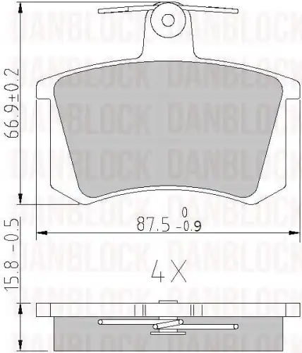 Деталь DB 510265 DANBLOCK