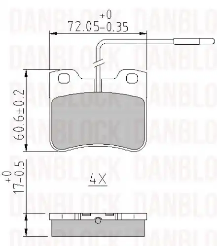 Деталь DB 510123 DANBLOCK