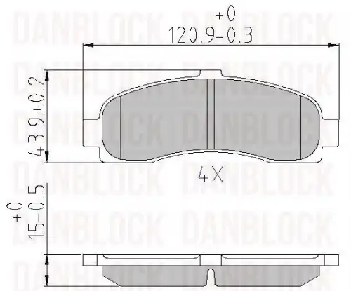 Деталь DB 510175 DANBLOCK