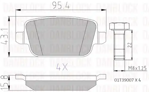 Деталь DB 510527 DANBLOCK