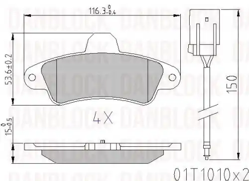 Деталь DB 510435 DANBLOCK