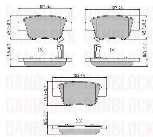 Деталь DB 510458 DANBLOCK