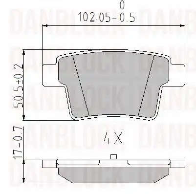 Деталь DB 510480 DANBLOCK