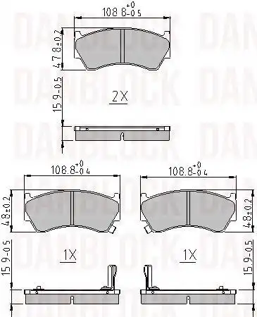 Деталь DB 510301 DANBLOCK