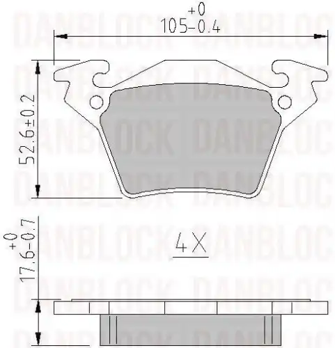 Деталь DB 510823 DANBLOCK