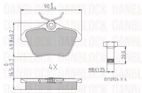 Деталь DB 510323 DANBLOCK