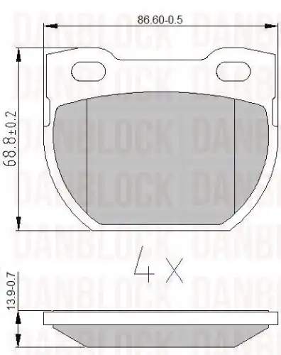 Деталь DB 510261 DANBLOCK