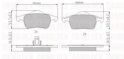 Деталь DB 510346 DANBLOCK