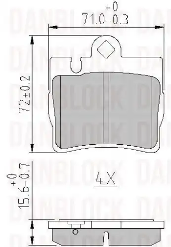 Деталь DB 511299 DANBLOCK