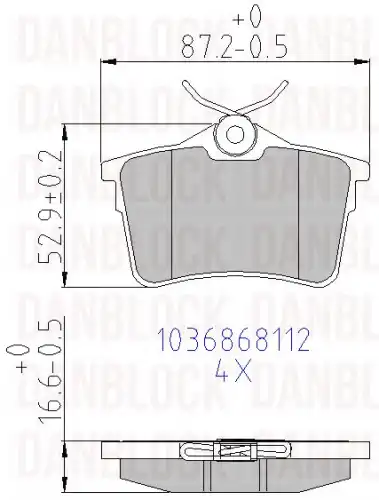Деталь DB 510650 DANBLOCK