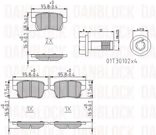Деталь DB 511268 DANBLOCK