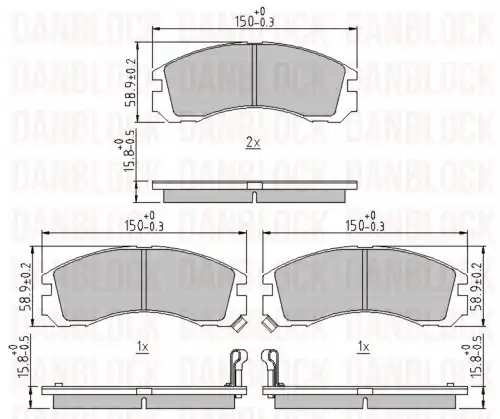Деталь DB 510136 DANBLOCK