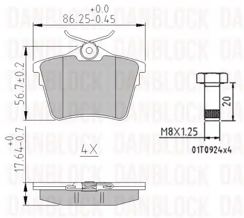 Деталь DB 510251 DANBLOCK