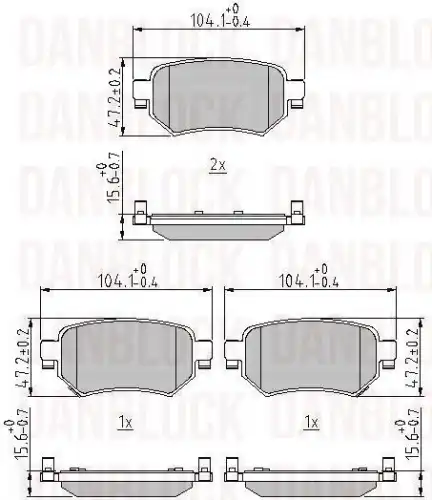 Деталь DB 511333 DANBLOCK