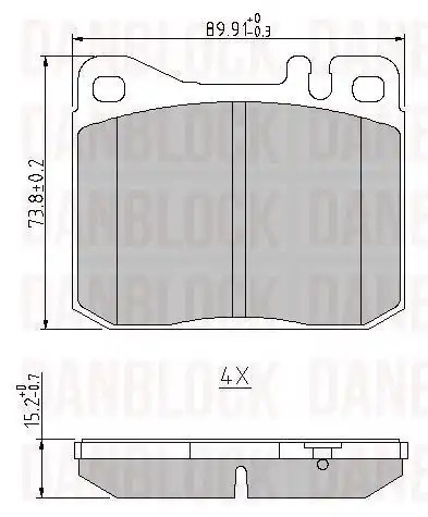Деталь DB 511006 DANBLOCK