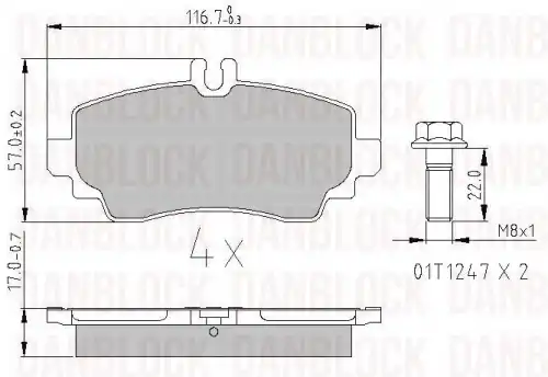 Деталь DB 510342 DANBLOCK
