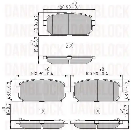 Деталь DB 510665 DANBLOCK