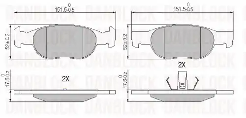 Деталь DB 510386 DANBLOCK