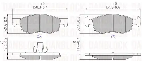 Деталь DB 510718 DANBLOCK