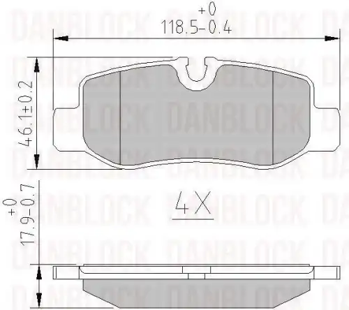 Деталь DB 511232 DANBLOCK