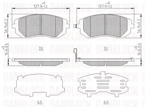 Деталь DB 510707 DANBLOCK