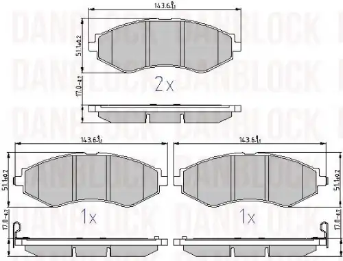 Деталь DB 510523 DANBLOCK