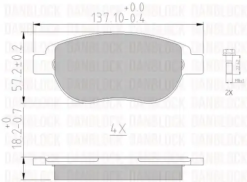 Деталь DB 510381 DANBLOCK